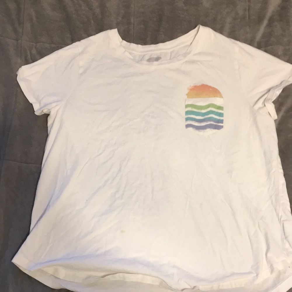 white old navy top